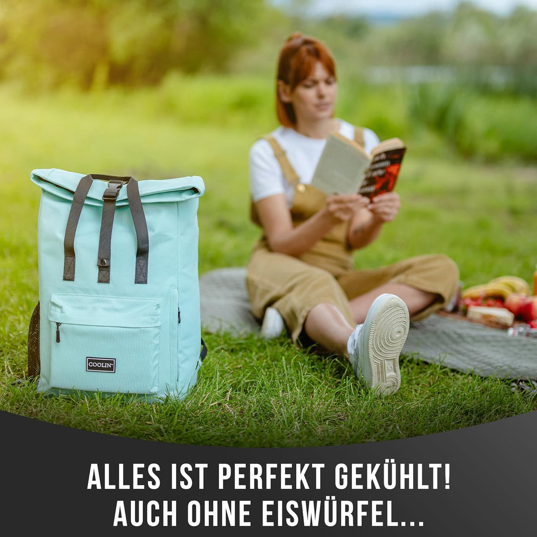 Coolin' Kühlrucksack 30L | Rucksack mit Kühlfach für Bier, Picknick, Getränke & Co | Kühltasche als