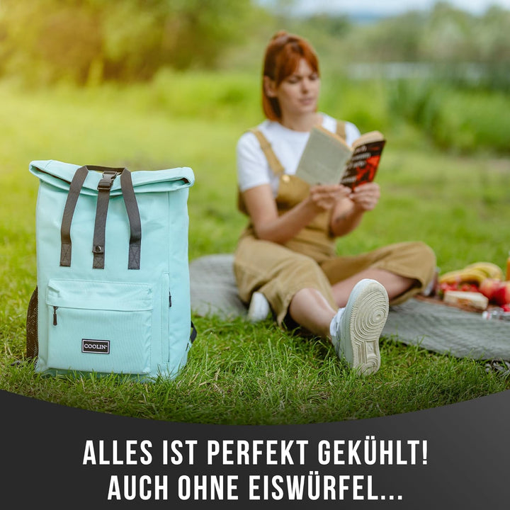 Coolin' Kühlrucksack 30L | Rucksack mit Kühlfach für Bier, Picknick, Getränke & Co | Kühltasche als
