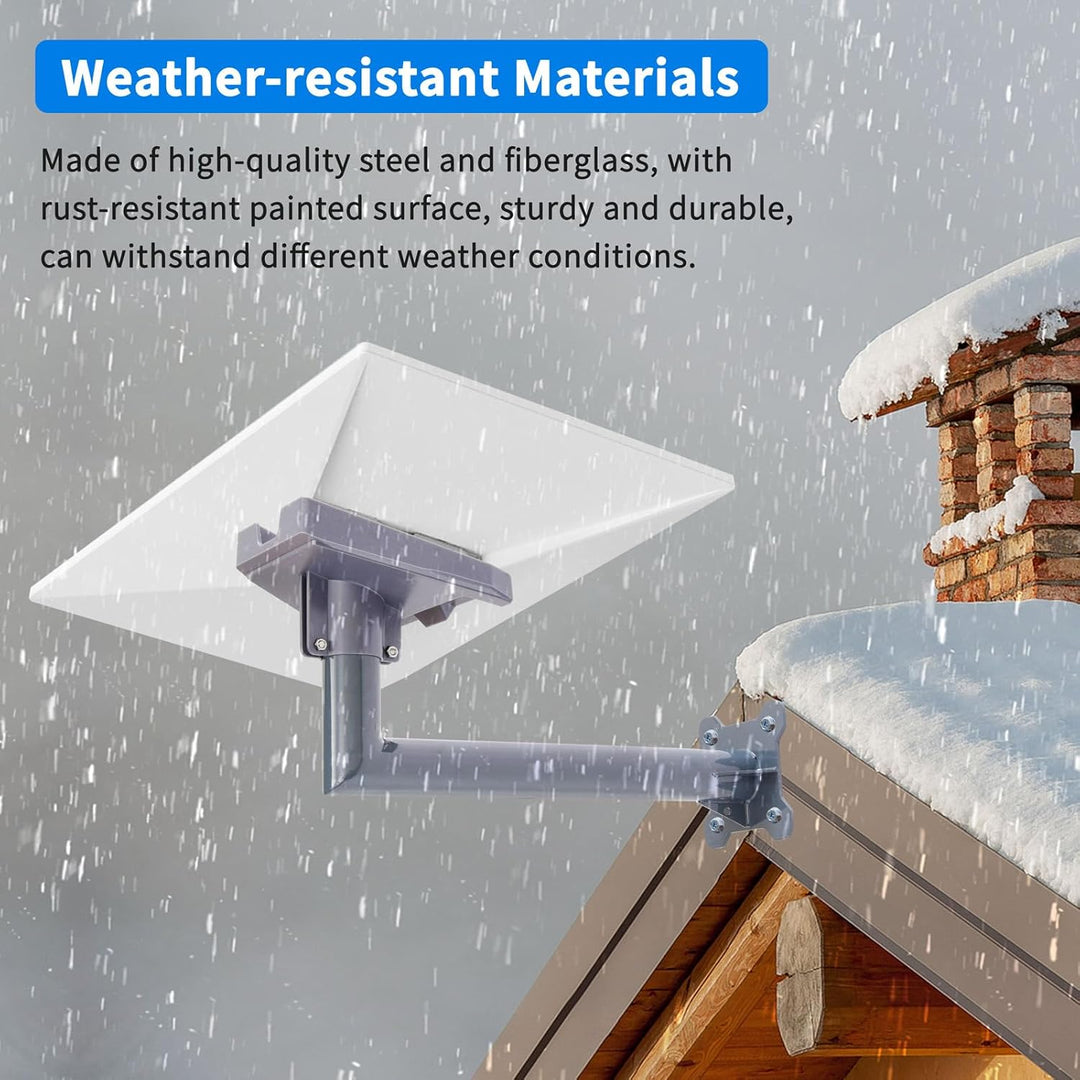 Umelee Starlink Gen 3 Halterung, StarLink Gen 3 Rohradapter + Klammer, Starlink V3 Lange Wandhalteru