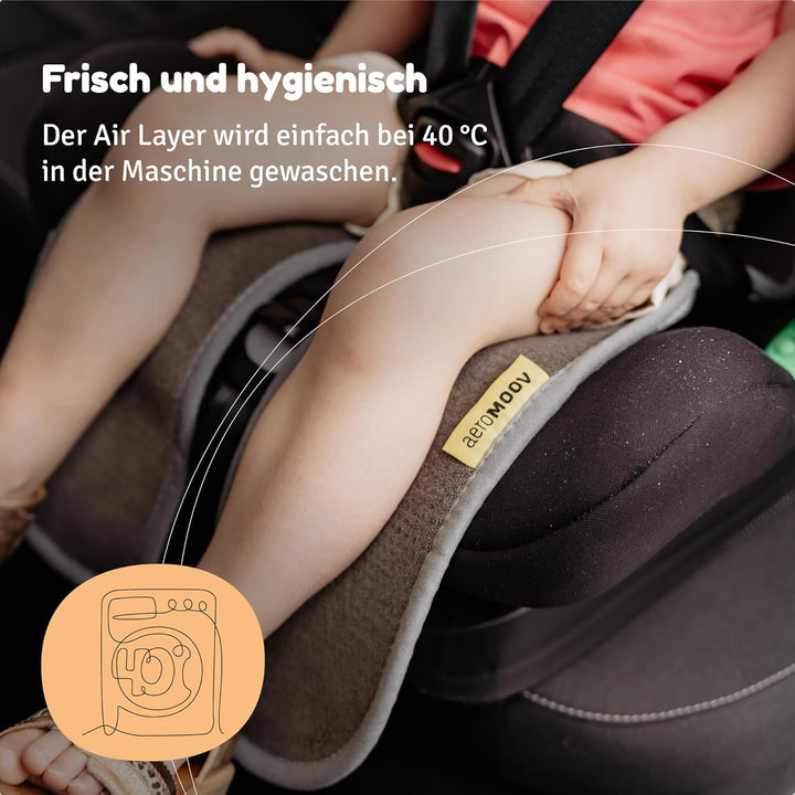 Aeromoov - Baby Sitzauflage Air Layer - Einlage Für Autositz oder Kinderwagen - Gruppe 2/3 mit Beine