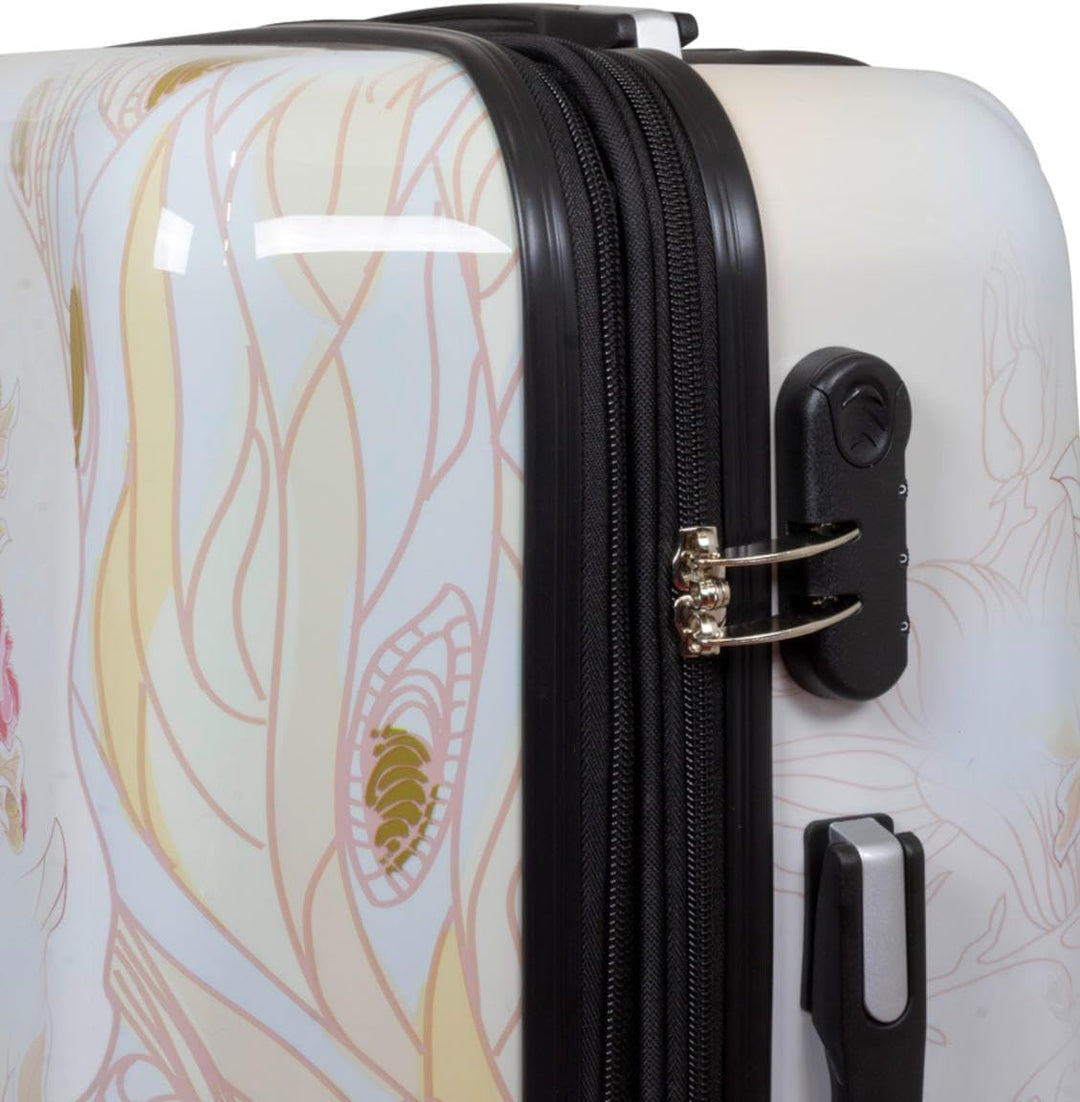 Hartschalen Koffer Trolley mit hochwertigem Motiv Print Asia Butterfly mit Dehnfalte, Grösse XL Asia