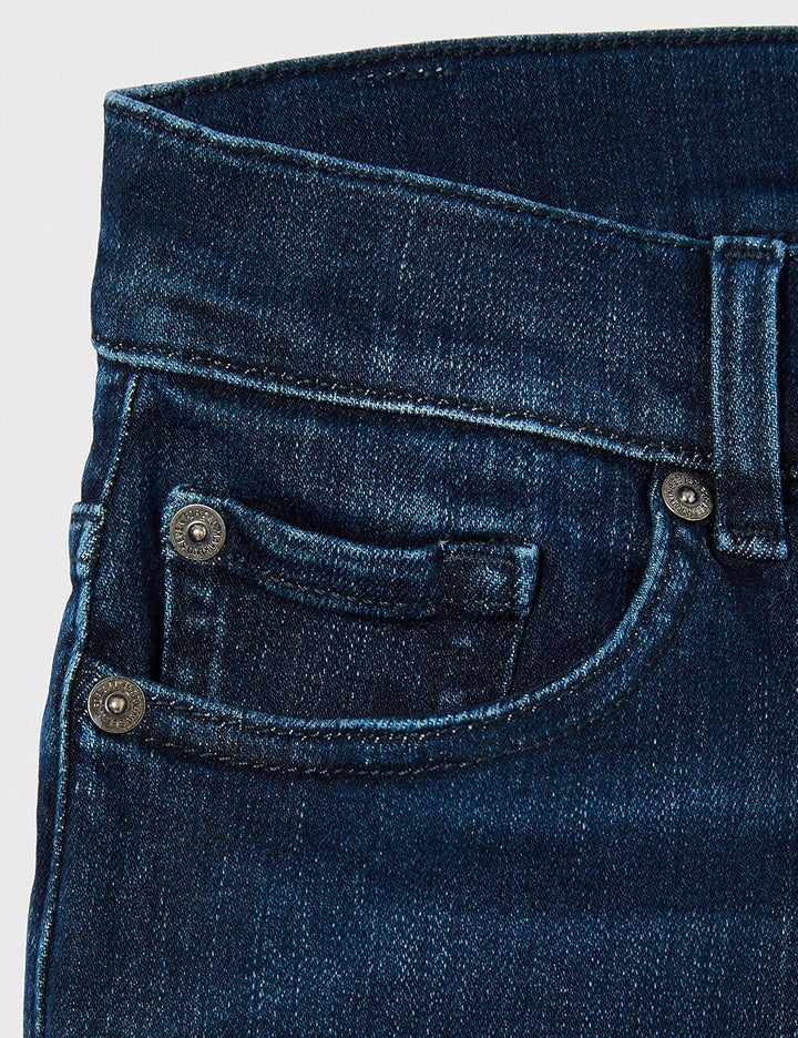 7 For All Mankind Damen Ankle Boot Jeans 29 Dark Indigo, 29 Dark Indigo