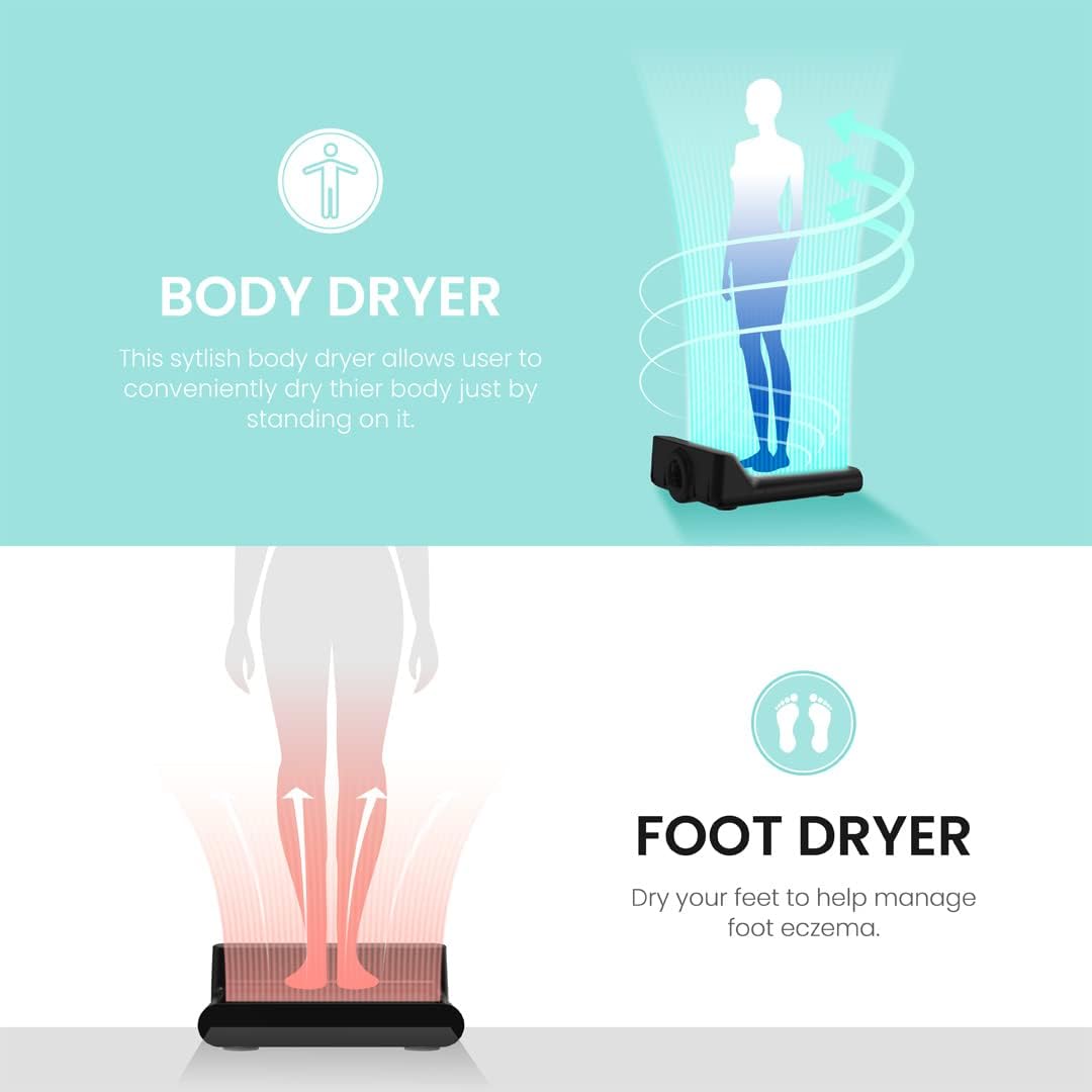 VOVO STYLEMENT BD-7700B Body & Foot Dryer, Made in Korea, Temperature & Wind Volume Controlled Dryer