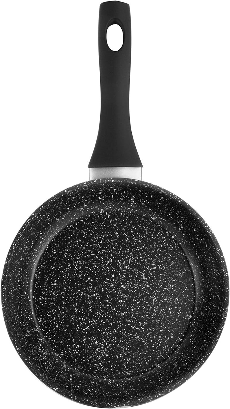 IBILI - Pfanne Natura, 20 cm, Aluminium, Anti-Haft-Beschichtung im Stein-Stil, geeignet für Induktio
