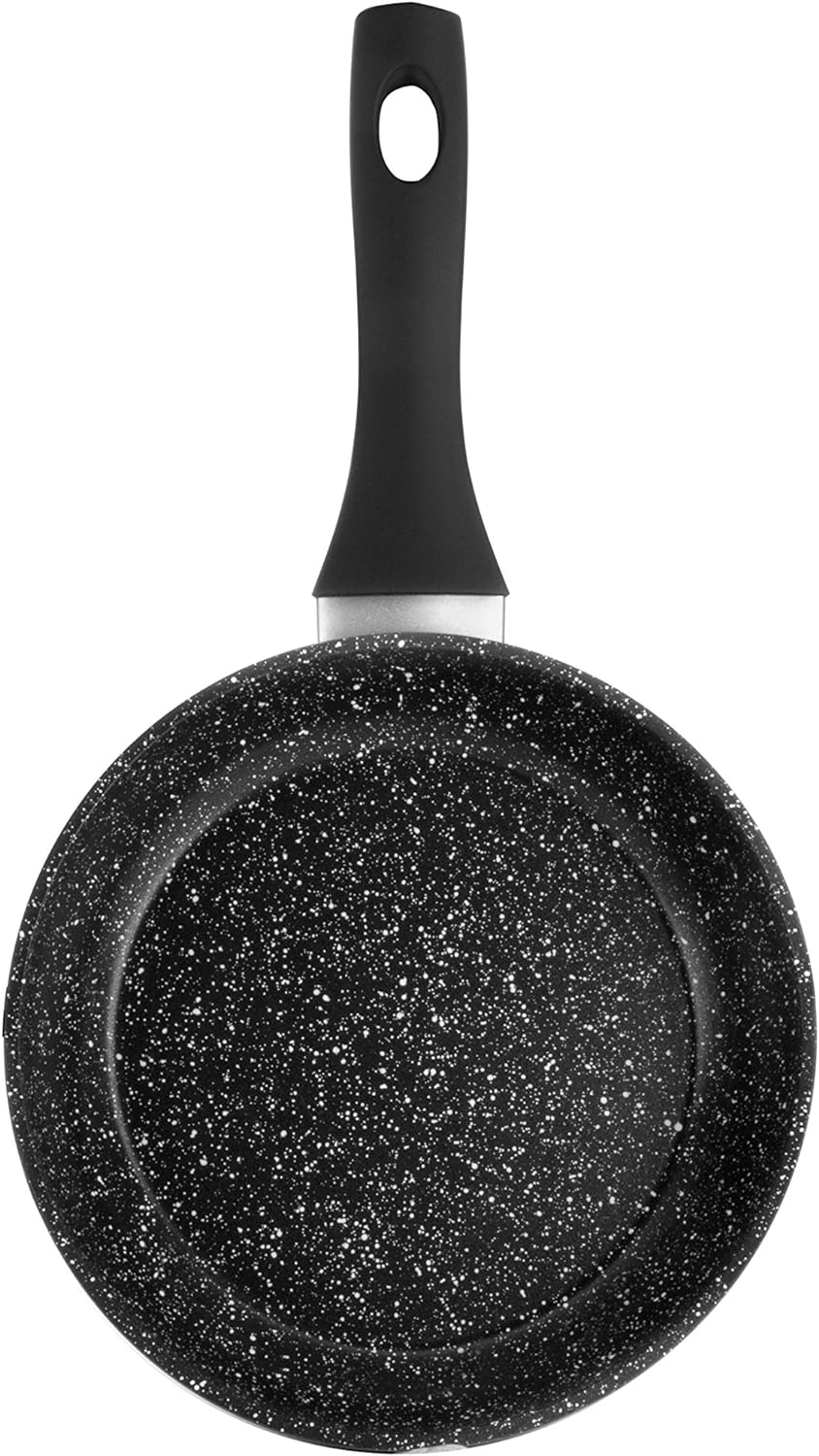 IBILI - Pfanne Natura, 26 cm, Aluminium, Anti-Haft-Beschichtung im Stein-Stil, geeignet für Induktio