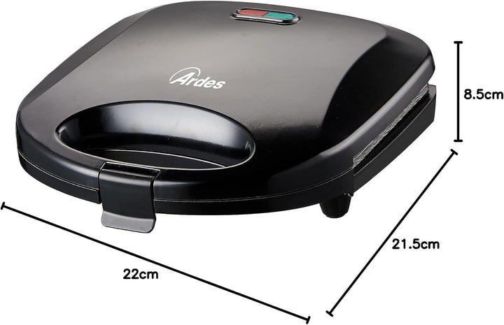 ARDES - Professioneller elektrischer Toaster Sandwich Maker Kompakt Toaster mit antihaftbeschichtete