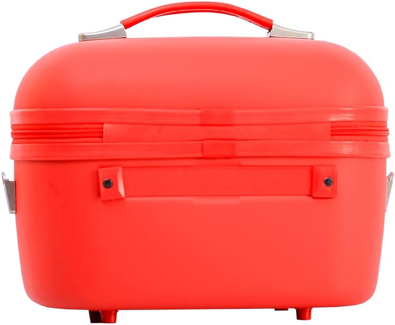 SNOWBALL - Kosmetiktasche SNOWBALL Dublin 34 x 24 cm ABS – Geschenkidee für Damen, Rot – Rot, Stoff,