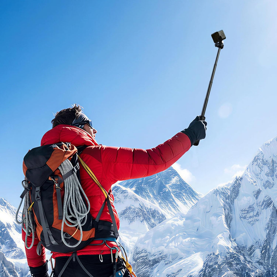 SMALLRIG 2-in-1 Selfie-Stick-Stativ, 18-52 cm ausziehbar, unterstützt horizontale und vertikale Aufn