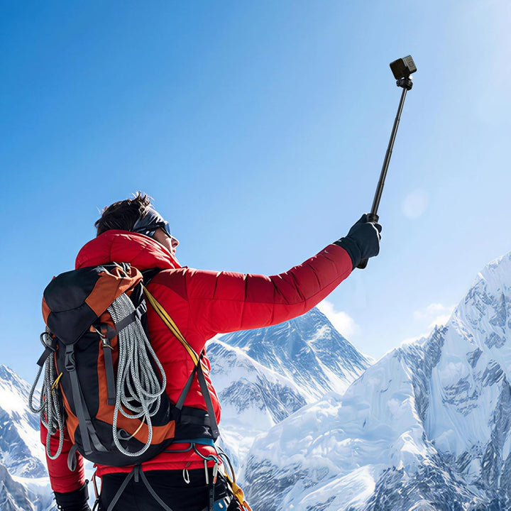 SMALLRIG 2-in-1 Selfie-Stick-Stativ, 18-52 cm ausziehbar, unterstützt horizontale und vertikale Aufn