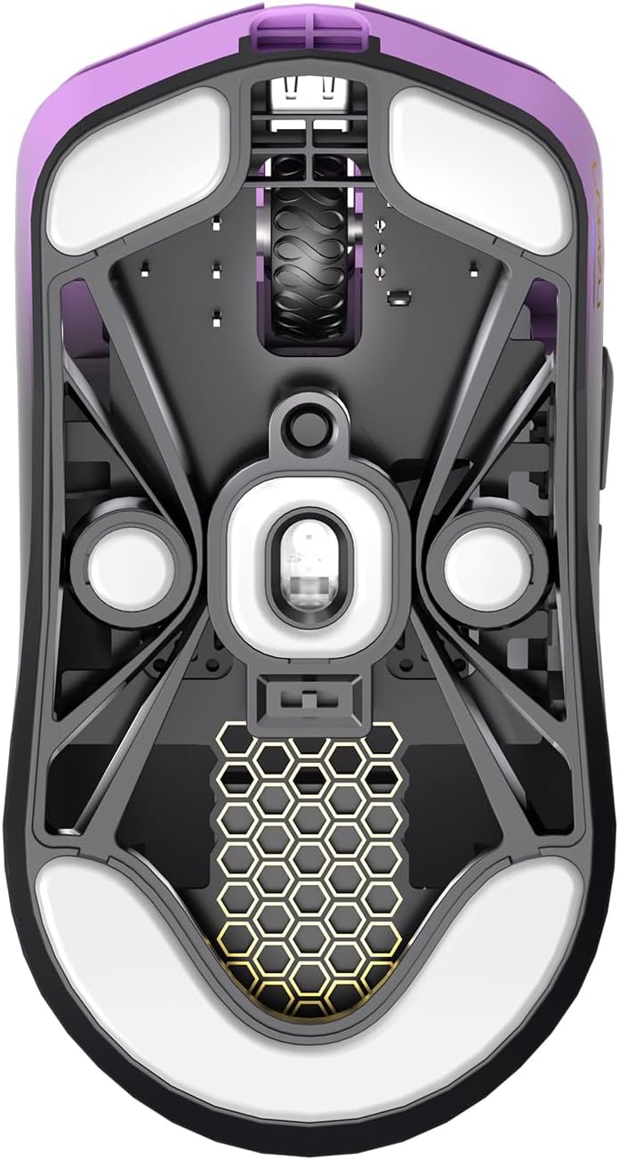 Lamzu MAYA X Kabellose Gaming-Maus, ultraleicht, 47 g, optischer Schalter, max 30000 dpi, symmetrisc
