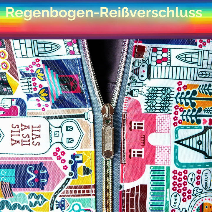 Arxus Grosse Faltbare Reisetasche Tragen Sie die Reisetasche am Wochenende über dem Gepäck mit Schul