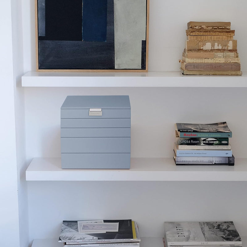 Stackers Altblau Klassisch Schmuckschatulle - 5 Dusky Blue, Dusky Blue