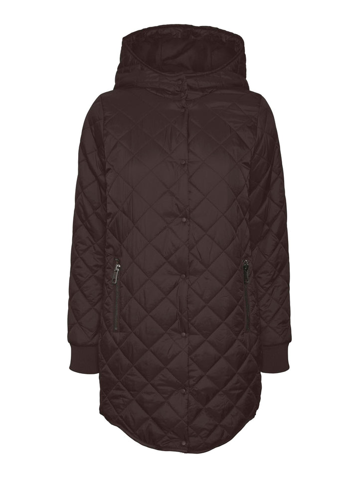 VERO MODA Female Mantel VMHAYLE Steppjacke | Coat Chocolate Torte XS, Chocolate Torte XS