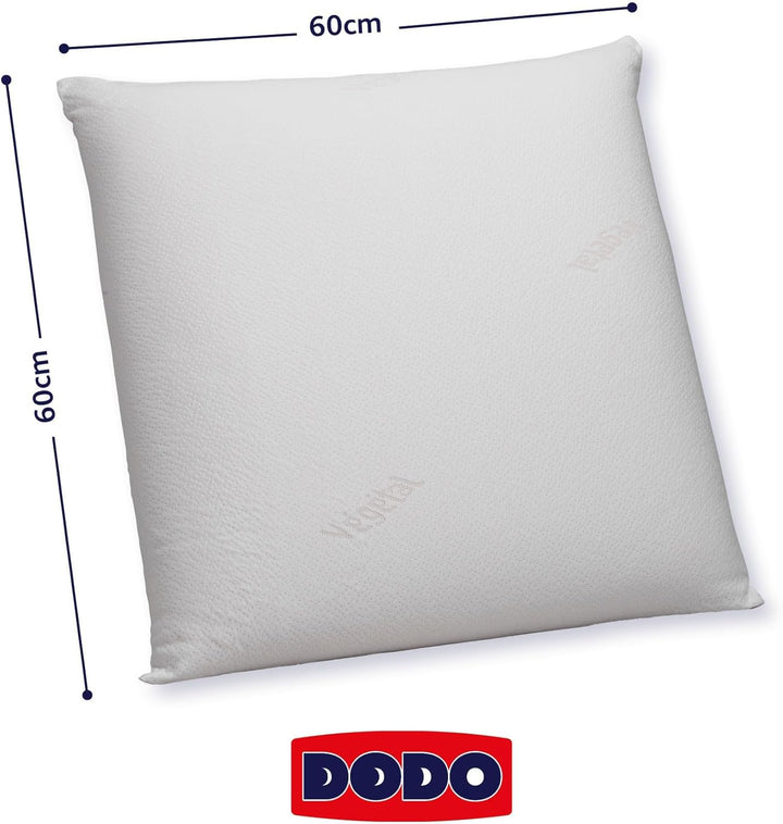 Dodo Vegetal Ergonomisches Kopfkissen, 60 x 60 cm, Weiss 60 x 60 cm, 60 x 60 cm