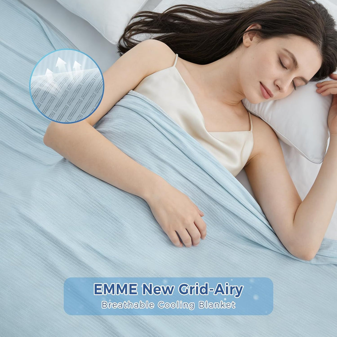 EMME Kühldecke Kühlende Decke, Arc-Chill Q-Max>0,5, 152 x 203 cm, 2 in 1 Doppelseitige Feinstreifen