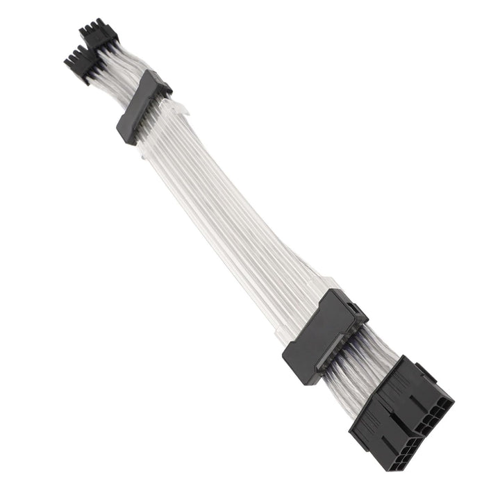 8 Pin ARGB Verlängerung Kabel, RGB PSU Kabel Verlängerung, 2x8PIN ARGB Grafikkarte Strom Verlängerun