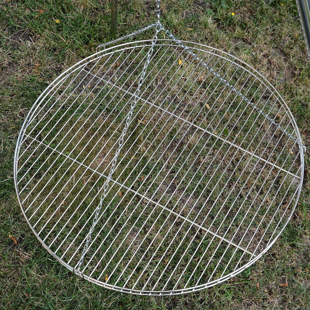 Huber Grillgeräte Dreibein Schwenkgrill inkl. 60 cm Rost aus deutscher Produktion, aus Aluminium