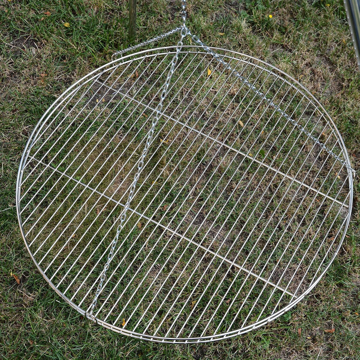 Huber Grillgeräte Dreibein Schwenkgrill inkl. 60 cm Rost aus deutscher Produktion, aus Aluminium