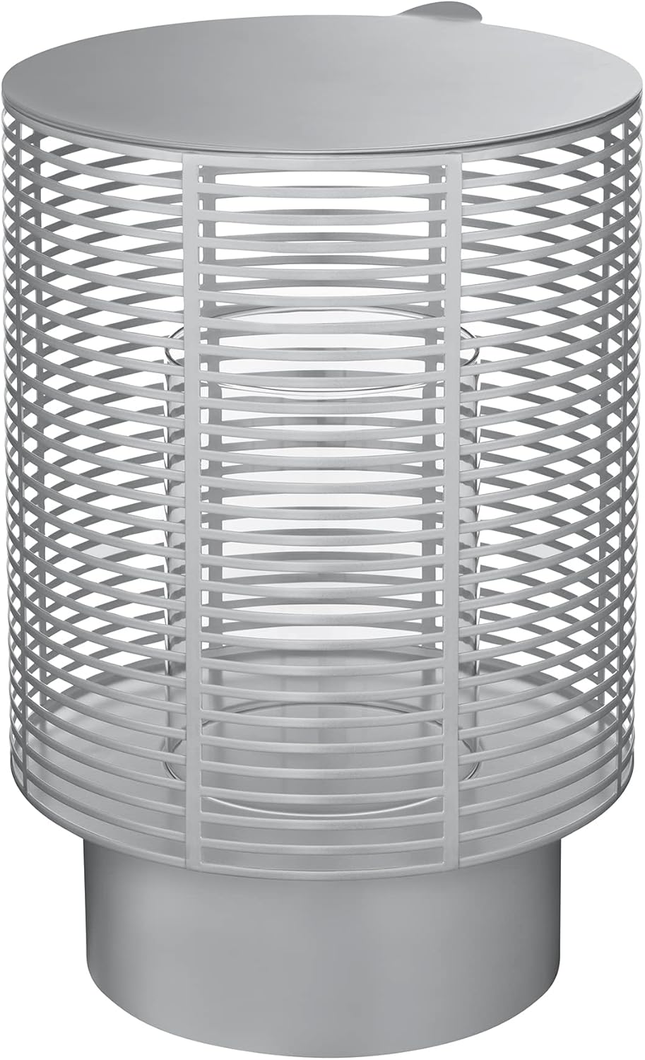 blomus Outdoor Laterne -Olea- Kerzenhalter Windlicht aus Edelstahl (Silver) (66664) M Silver, M Silv