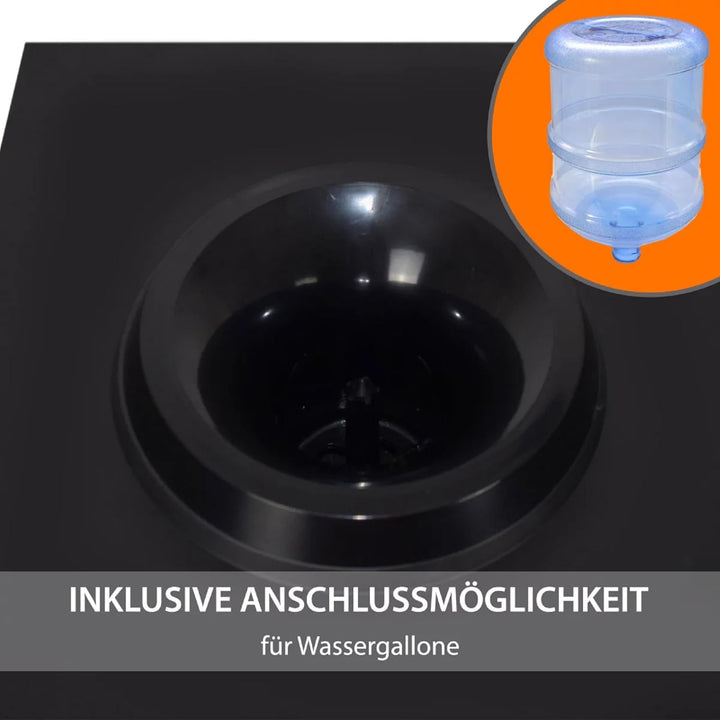 Syntrox Eiswürfelmaschine Snaxa (Heiss,- Kaltwasser Funktion + Display), Eiswürfelproduktion bis zu