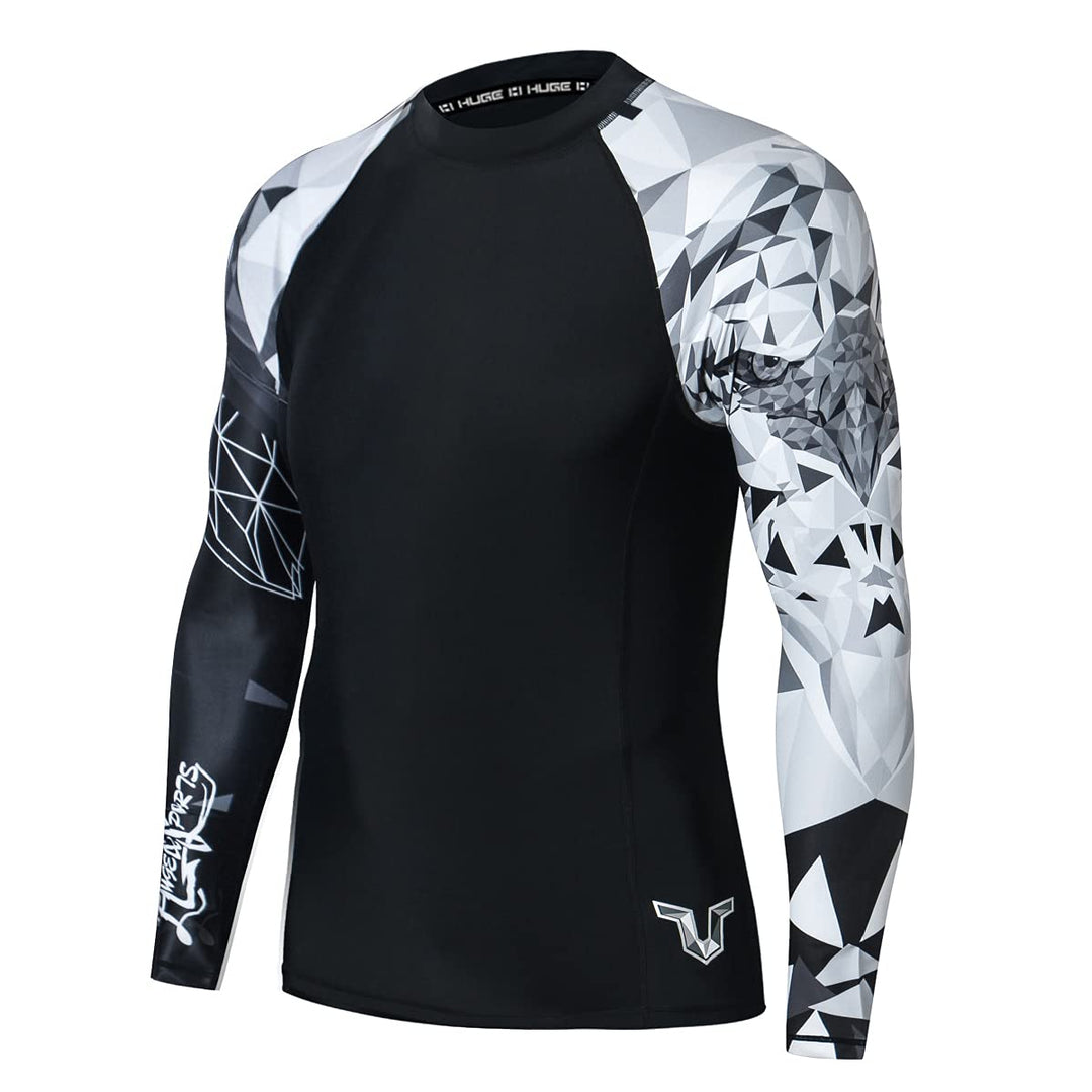HUGE SPORTS Rashguard for Male 3XL Eagle, 3XL Adler