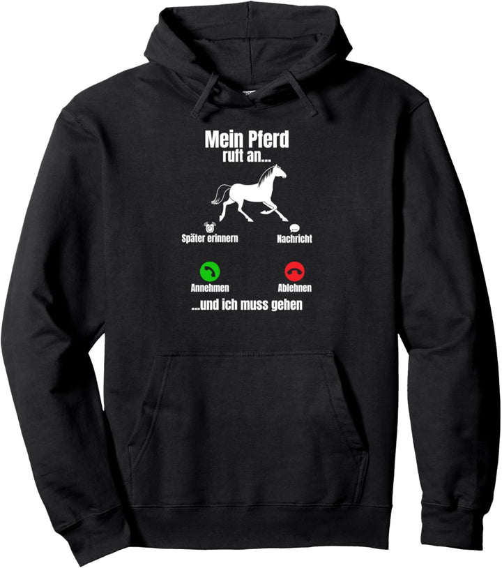 Mein Pferd ruft an Friese Jungs Pony Spruch Pferdle Pullover Hoodie
