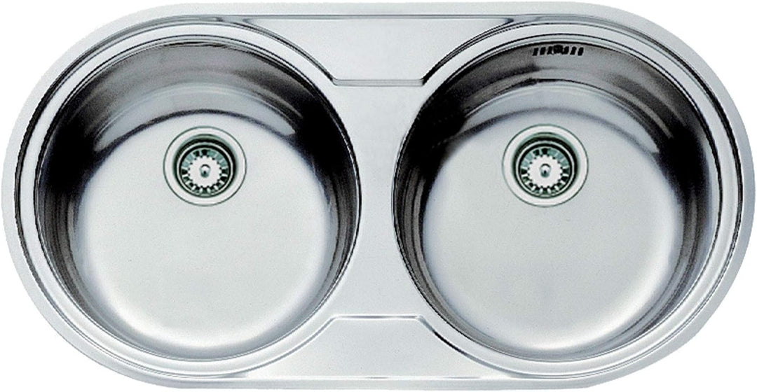 Teka DR 80 2C Spülbecken (360 x 360 mm, 16 cm, 8,89 cm (3,5 Zoll)