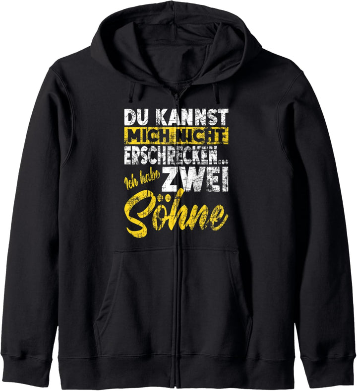 Nicht Erschrecken Papa Mama Ich Habe Zwei 2 Söhne Jungen Kapuzenjacke