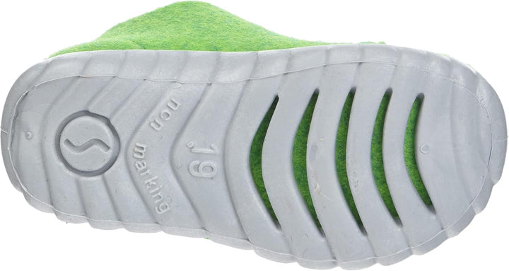 Superfit Baby Jungen HAPPY Hohe Hausschuhe, Blau (Ocean 80), 19 EU 19 EU Grün 7000, 19 EU Gr&#xFC;n