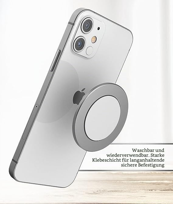 Encased Magnetische Befestigung überall iPhone-Disks (2 Stück), entworfen für MagSafe, Handyhalter z