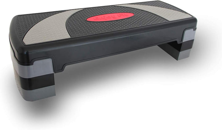 EnjoyFit Aerobic Steppbrett XL Premium Extra Gross Inkl. 3-Fach Höhenverstellbarer Stepper, 78 x 30