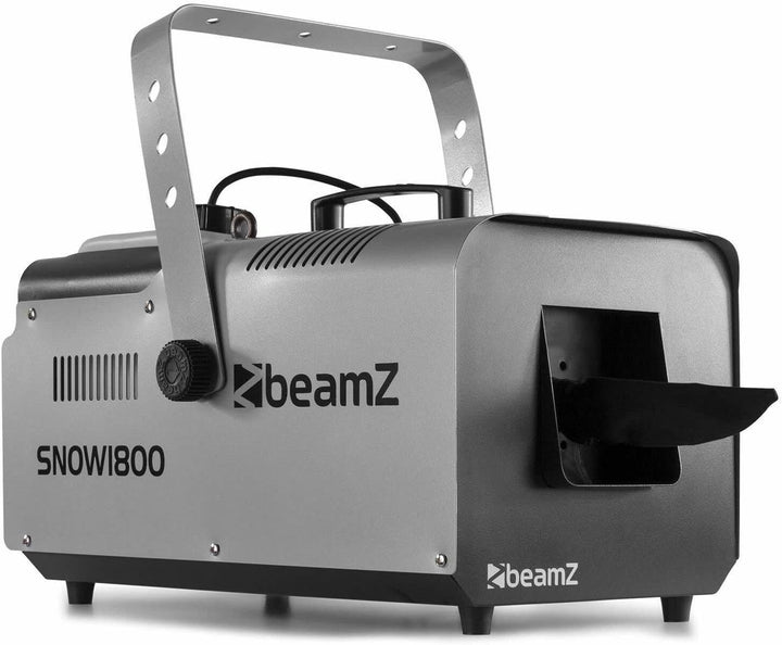 BeamZ SNOW 1800 Schneemaschine mit Flüssigkeit 1800 Watt Schnee Maschine mit Fernbedienung, Snow Mac