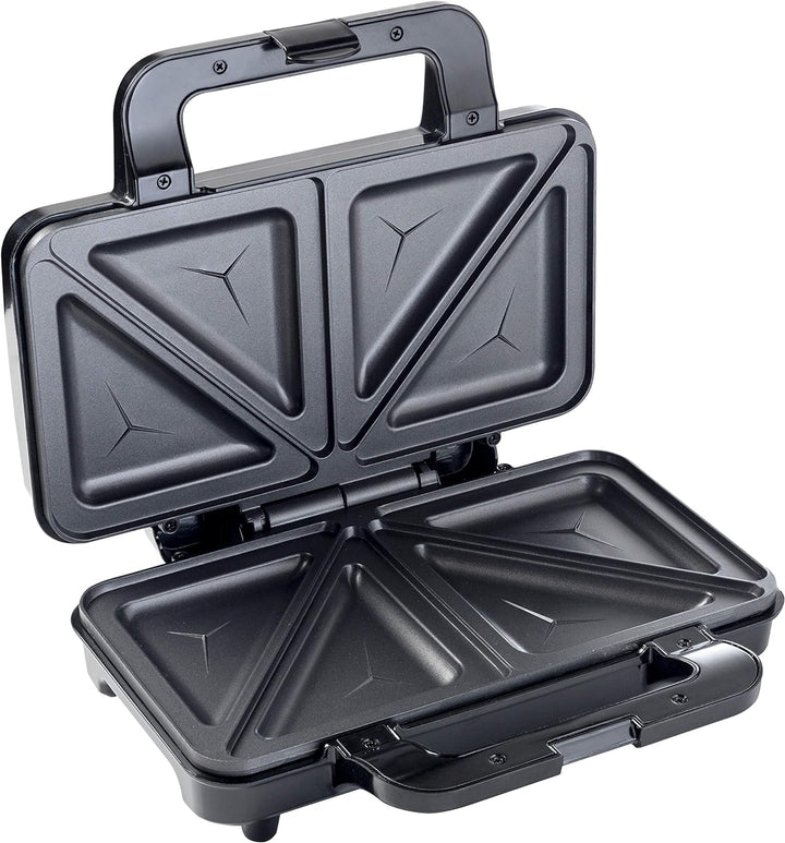 Bestron Toaster mit 2 Röstkammern, 1.000 W, Edelstahl in Kupfer-Optik & ASM90XLCO XL Sandwichmaker,