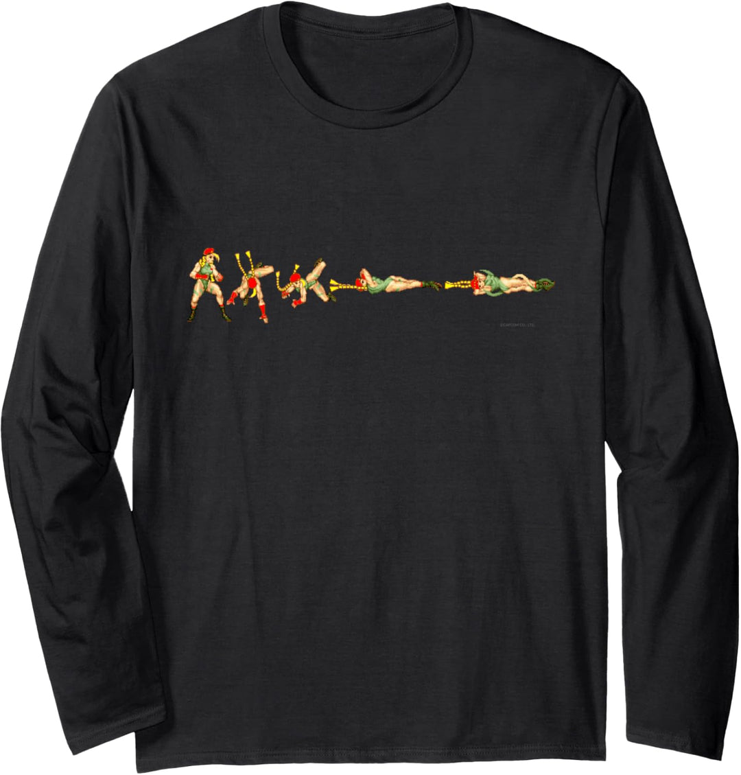 SUPER STREET FIGHTER II X CAMMY (SPIRAL ARROW) Langarmshirt