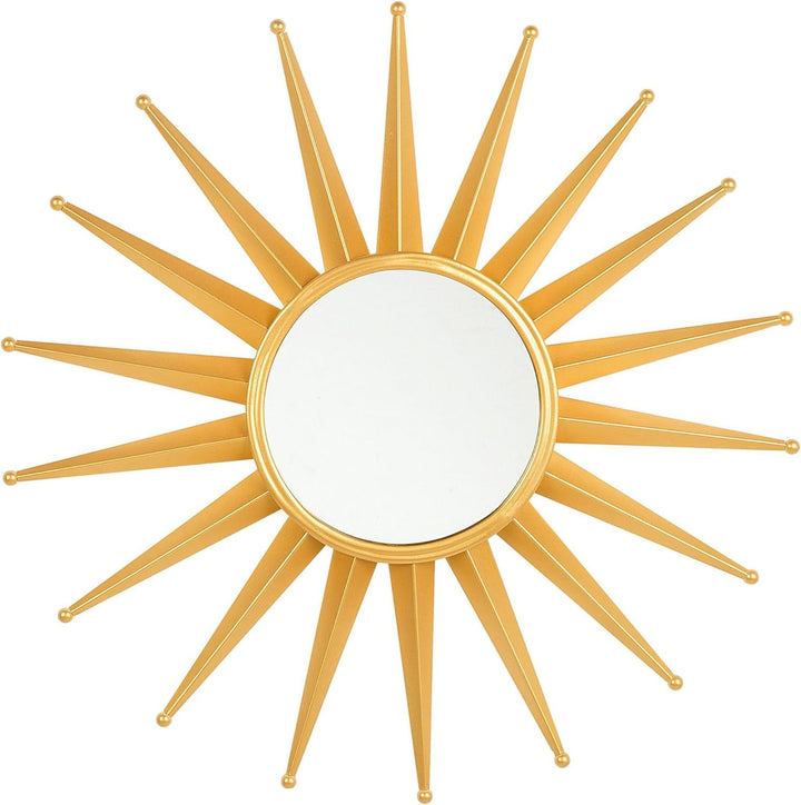 Spiegel Sonnenstrahlen rund gold dia. 60 Perelli