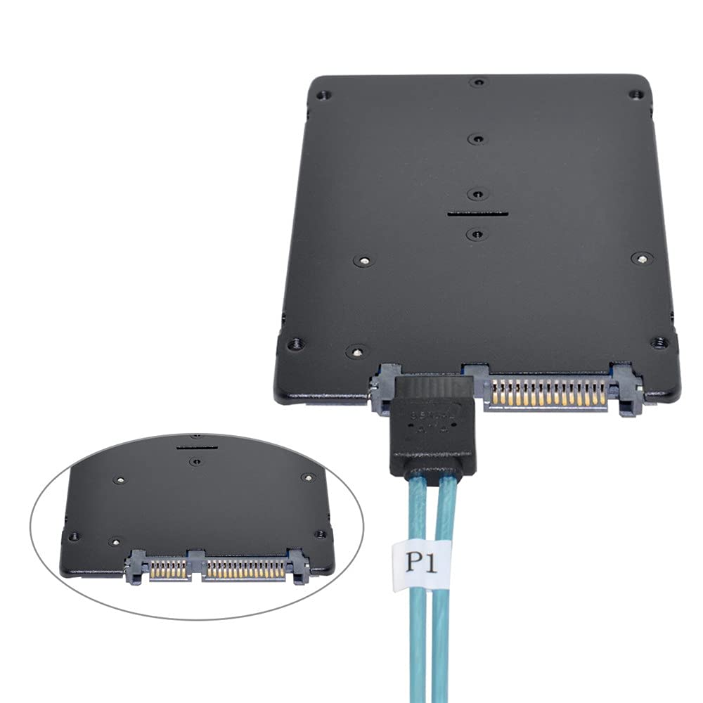 xiwai Intern 6 SATA 7pin auf 6 SATA 7pin Target SSD Festplatte 6Gbit/s Datenserver Raid-Kabel SATA 6