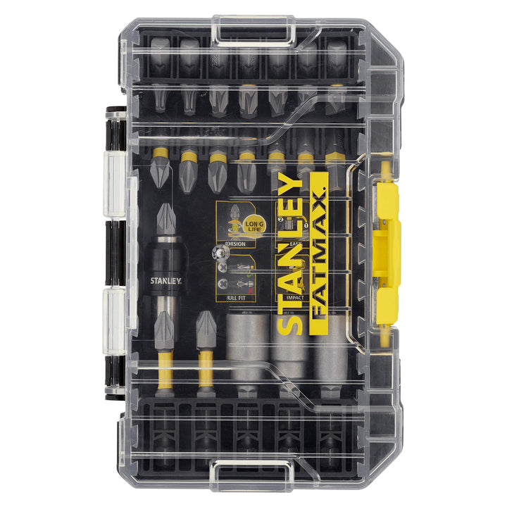 Stanley FatMax 32-tlg. Torsion Schrauberbit-Set STA88557 (umfangreiches Set mit allen gängigen Bitty