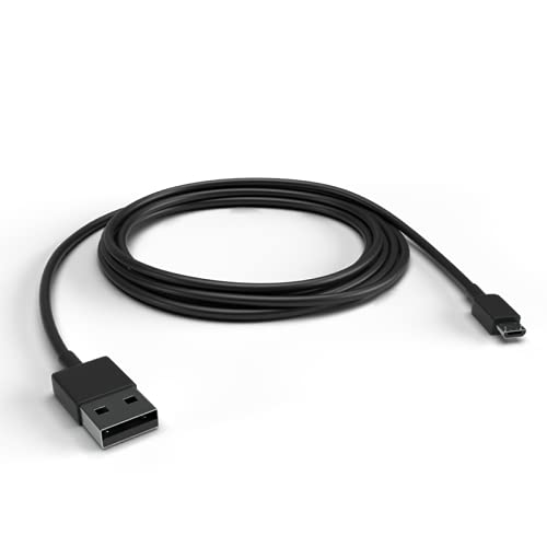 Micro-USB Ladekabel für ZTE Blade A520 Schwarz 2 x 2 m Handy Schnellladekabel Datenkabel, Schwarz 2