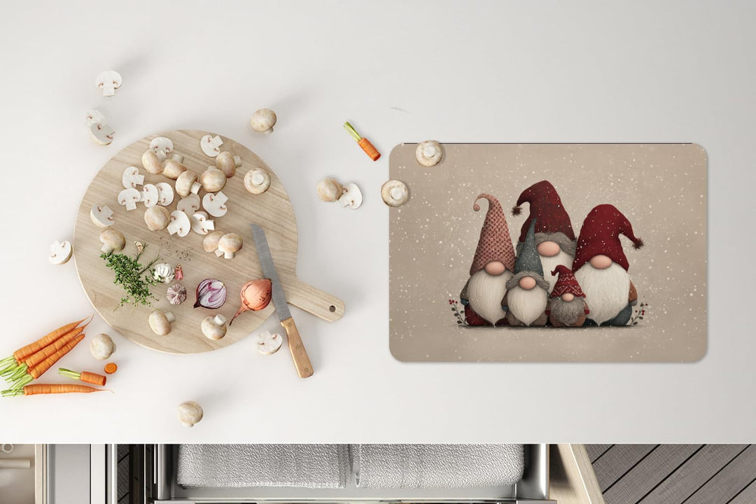 KitchenYeah© Platzsets Abwaschbar 6-Teilig 45x30 cm Tischsets Platzdeckchen rutschfeste Platzset Unt