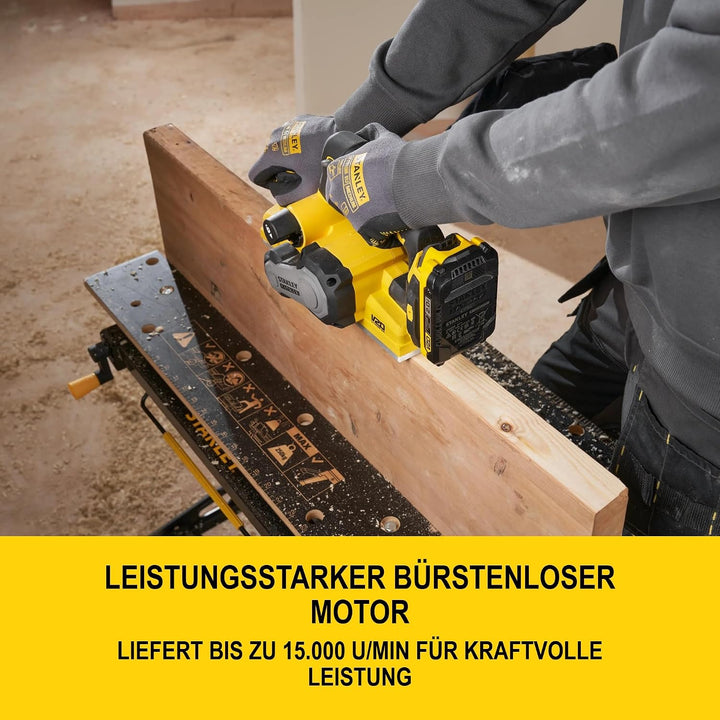 STANLEY FATMAX V20 Akku-Bürstenloser Hobel, SFMCW300B-XJ