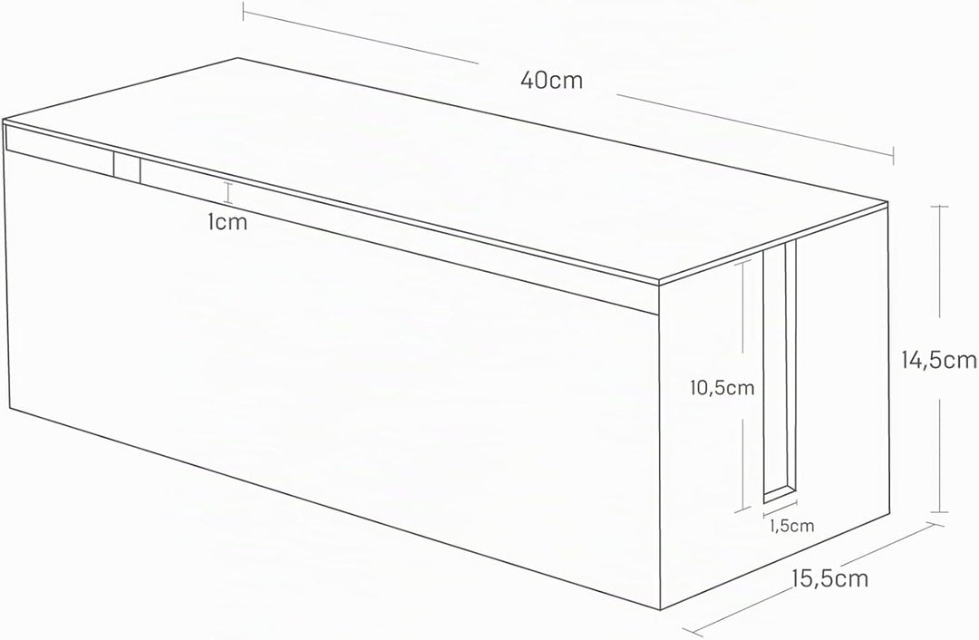 Cable Box Web - white Weiss, Weiss