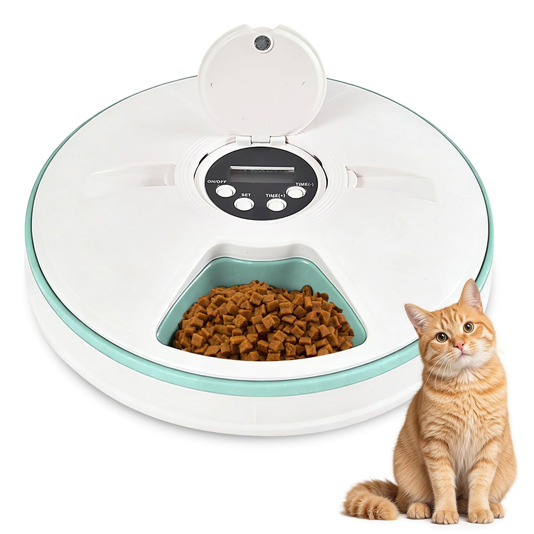 Futterautomat Katze, Futterautomat Katze Nassfutter, Nassfutterautomat für Katzen mit Timer, Katzenf