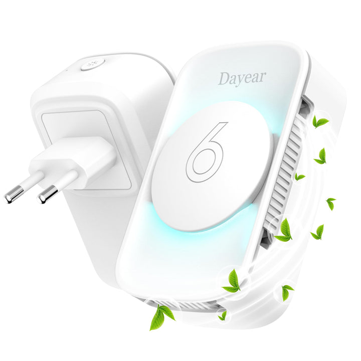 Ionisator Luftreiniger,Filterlos,17dB,3Pcs Plug & Play Air Purifier | Mini Luftreiniger steckdose fü