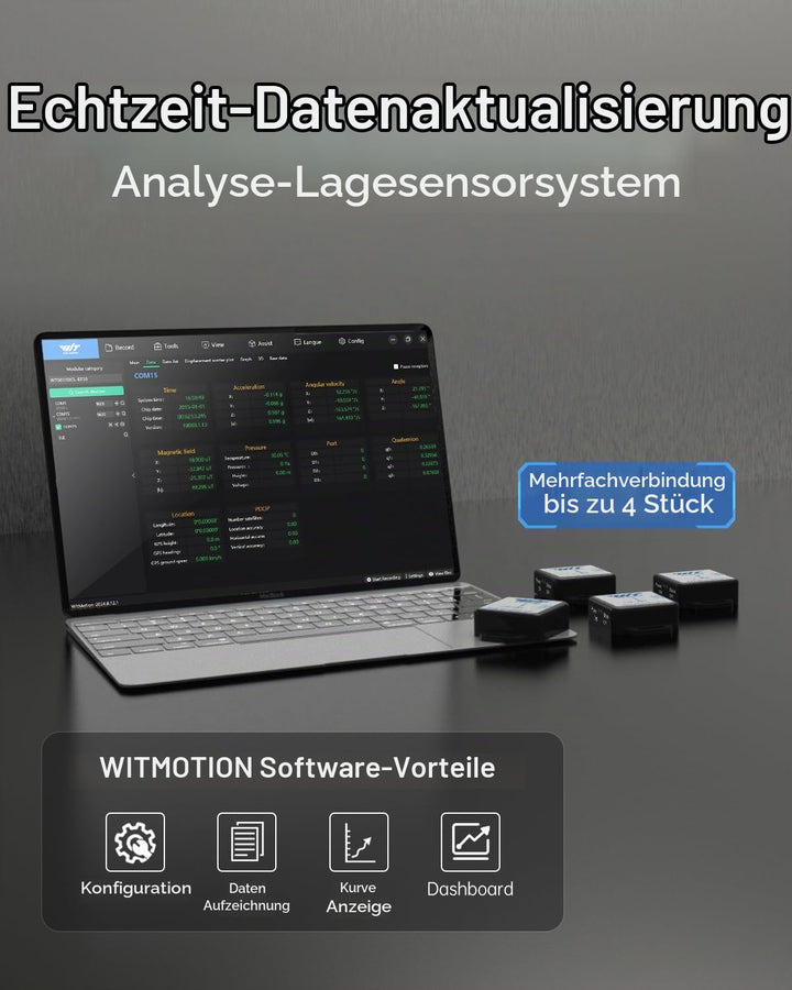 [Ble Trillingssensor] WTVB01-BT50 Ble Draadloze MPU6050 Multi-Connect Trillingssensor, 100Hz Uitgang