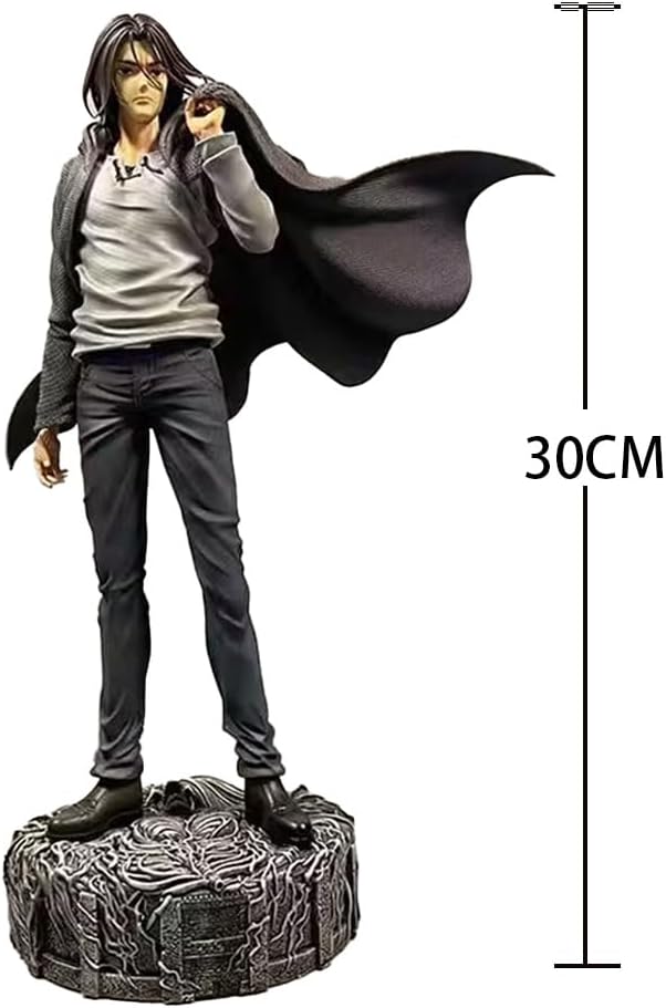 Jilijia Anime Figur Statue - 30cm Eren Jaeger Stehende Position Austauschbare Kopf Modell PVC Figur