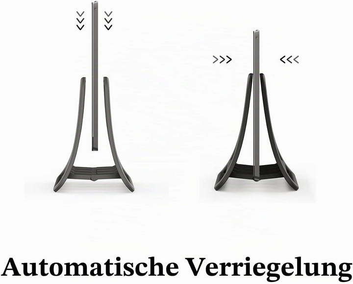 NEXSTAND K11 Vertikaler Laptopständer - Verstellbarer platzsparender Desktop-Organizer für Laptops,