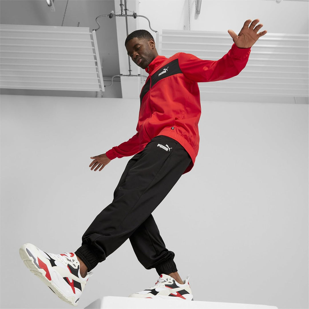PUMA Herren Poly Suit Cl Trainingsanzug S For All Time Red, S For All Time Red