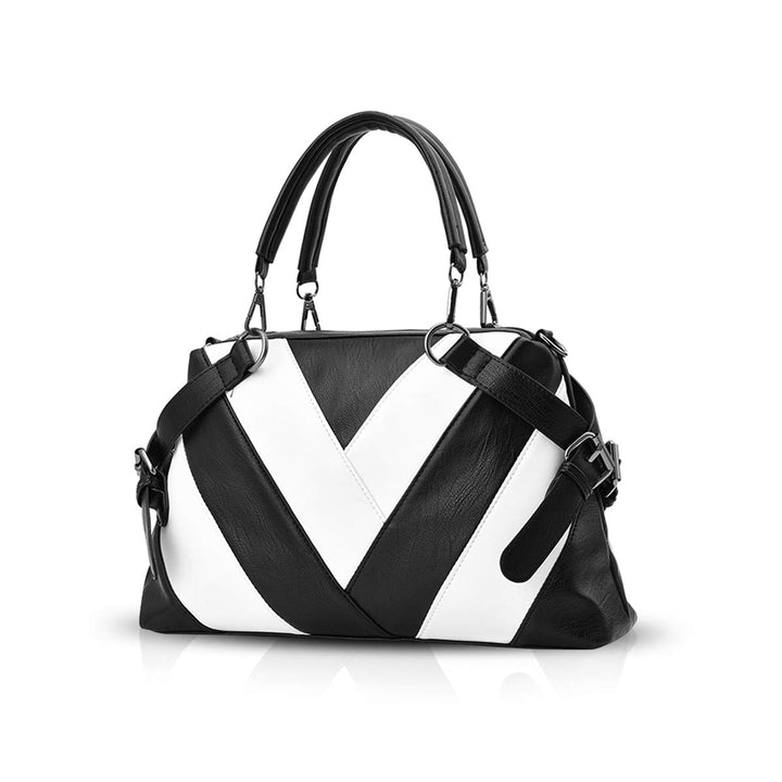 NICOLE & DORIS Handtaschen für Damen Modern Henkeltasche Schultertasche Weiche PU Leder Umhängetasch
