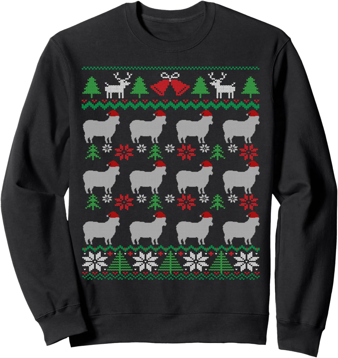 Schafe Weihnachtsmann Christmas Sheep Sweatshirt