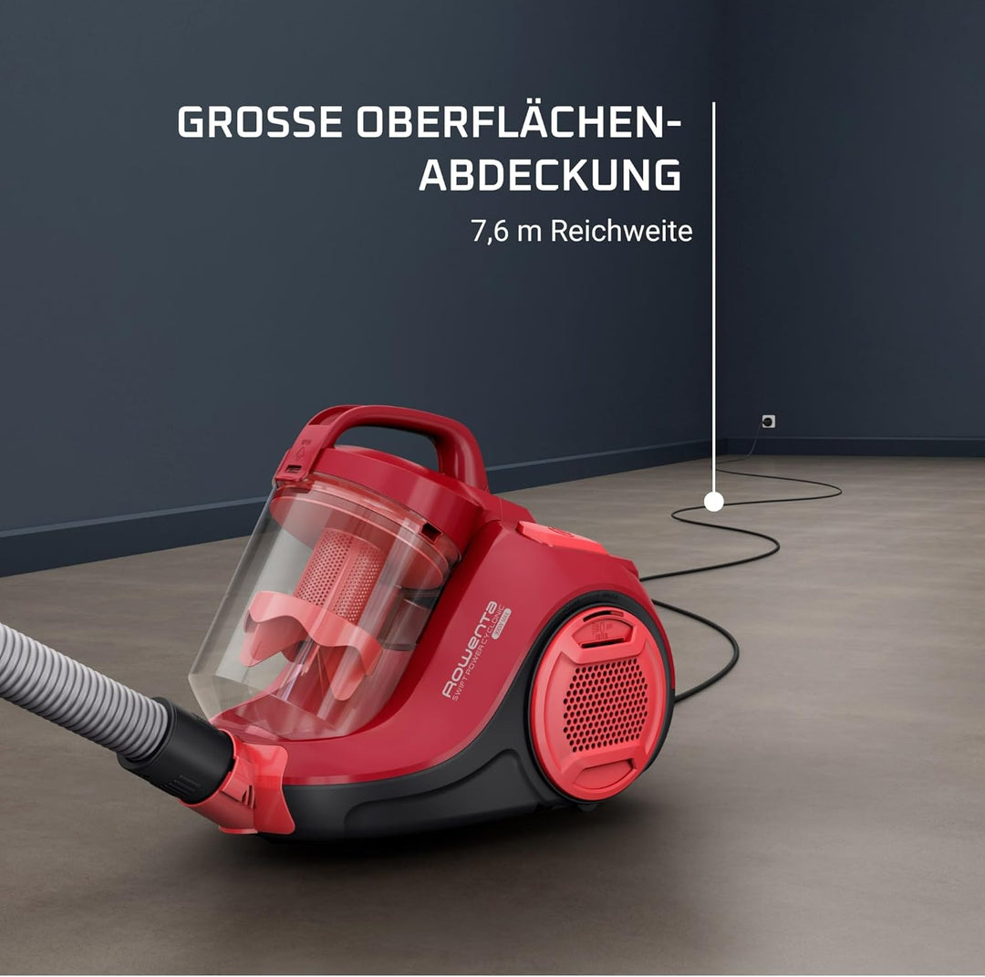 Rowenta Swift Power Cyclonic Bodenstaubsauger | RO2913EA | Cyclonic Technologie | Langlebige Ergebni